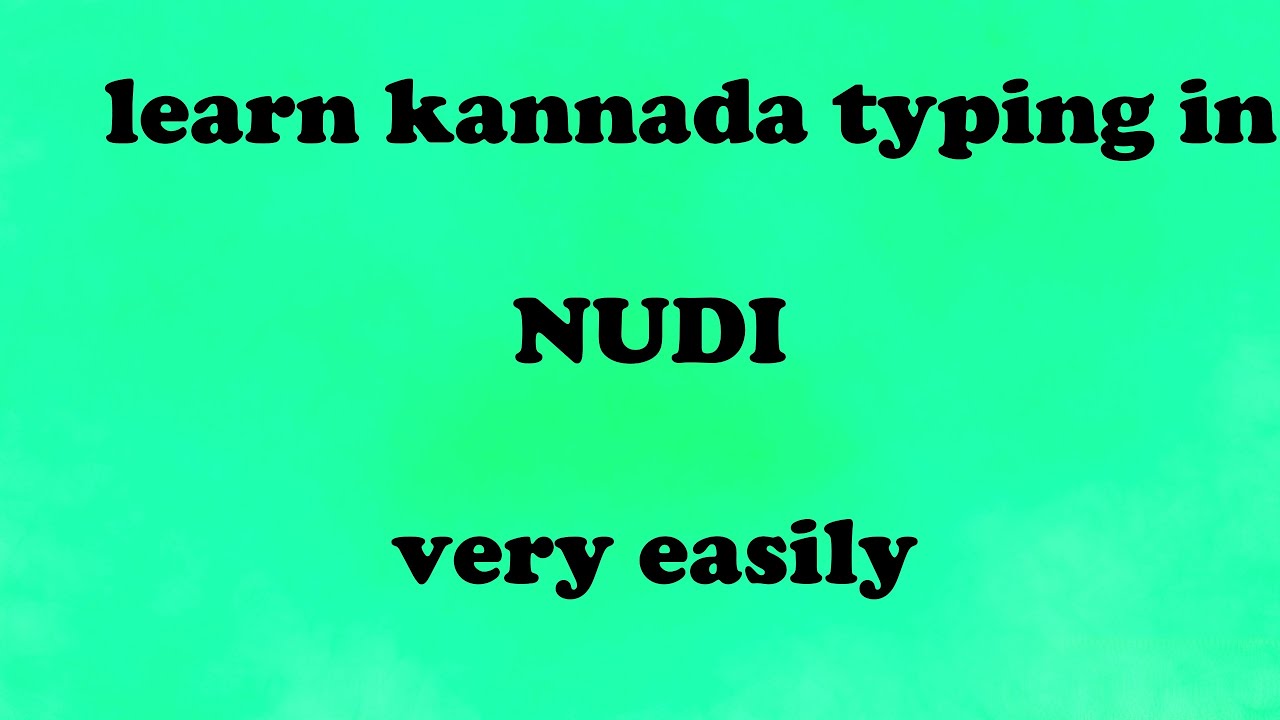 english to kannada translation typing